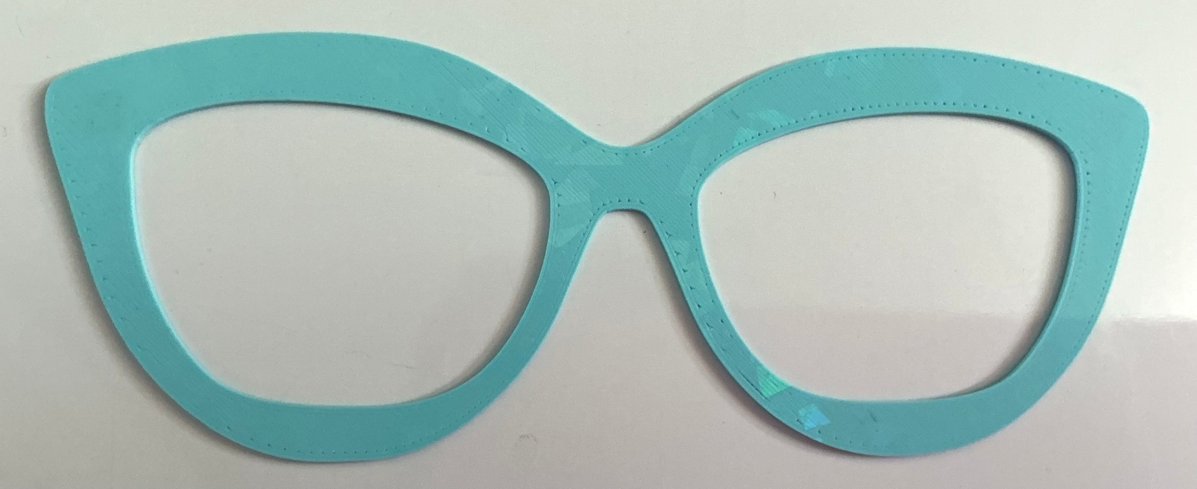 Wanda Topper; stacker; aqua