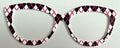 Wanda hybrid Topper; hot pink/black/white plaid