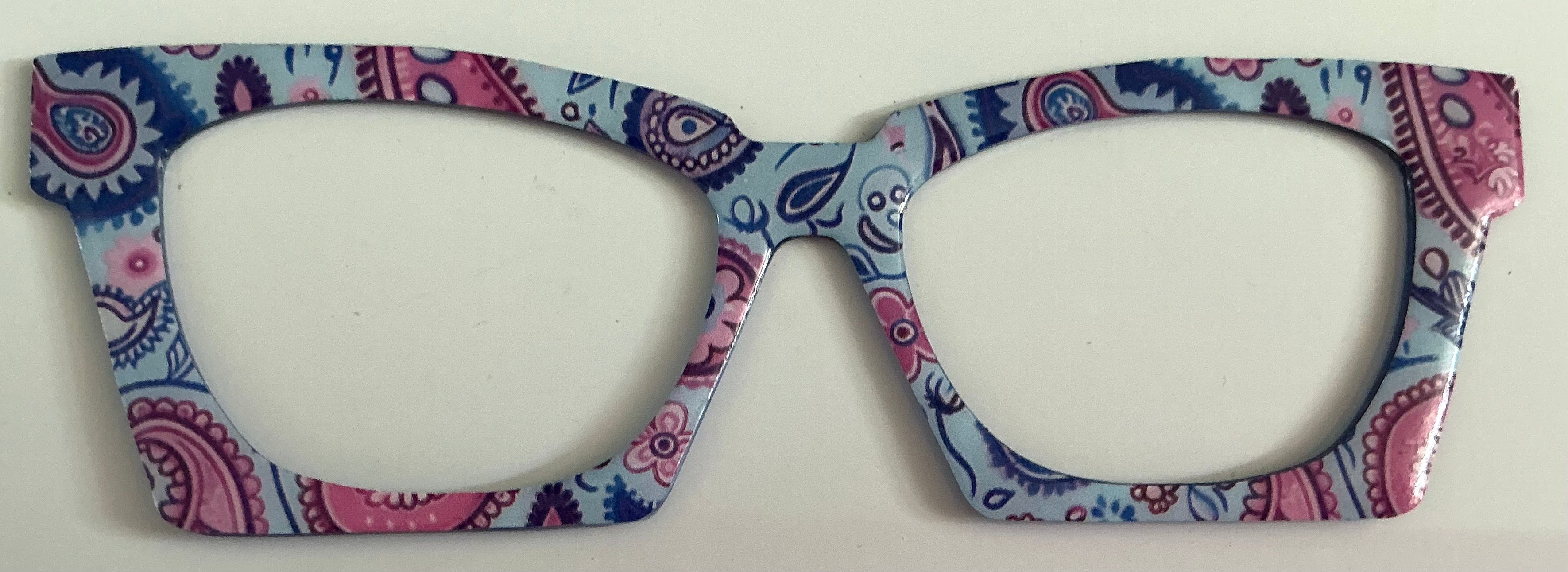 Wanda Case Topper; blue paisley