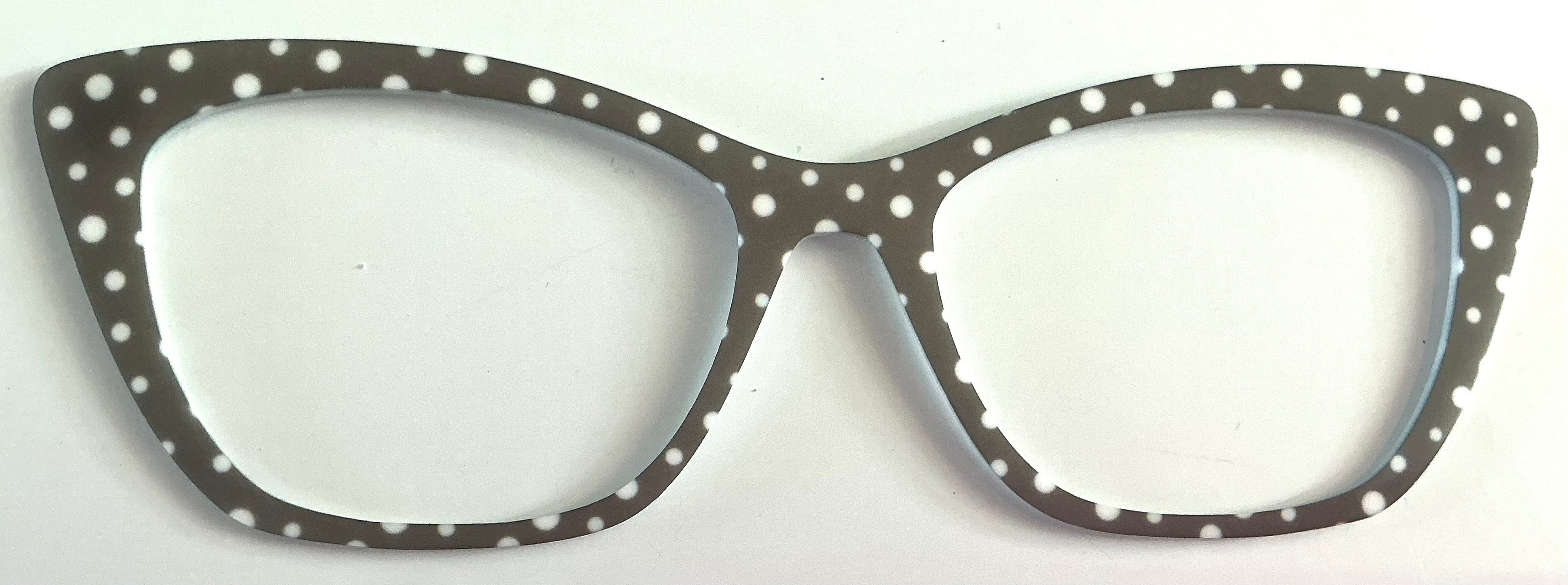 Wanda Topper; brown pin dot