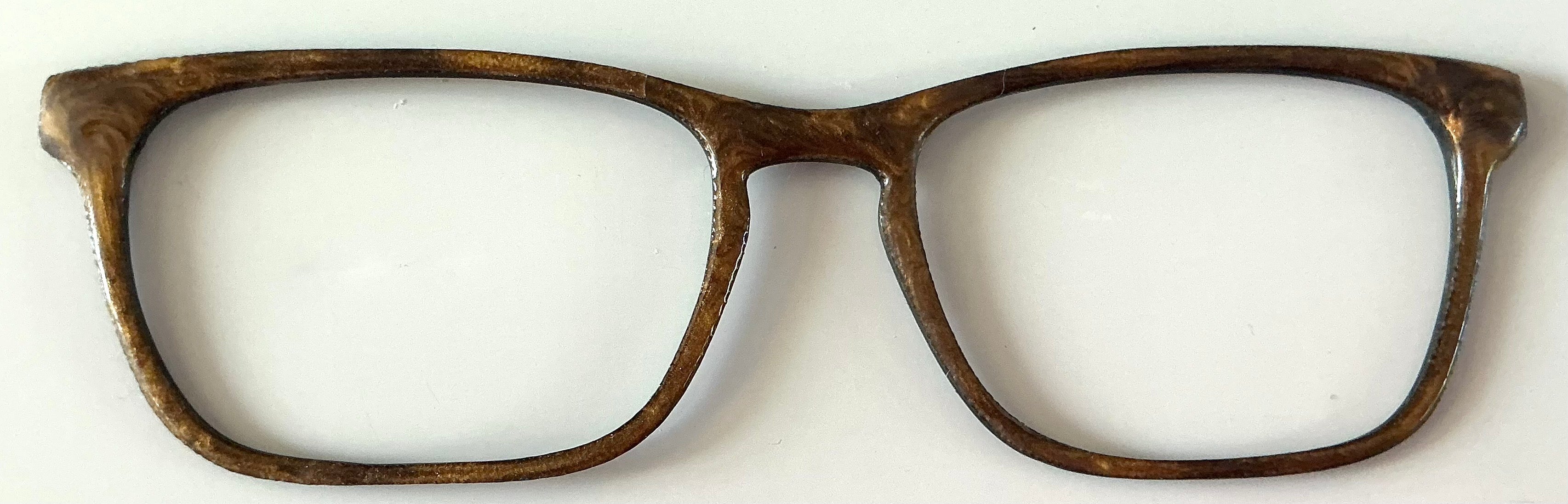 Casper Topper; brown liquid swirls