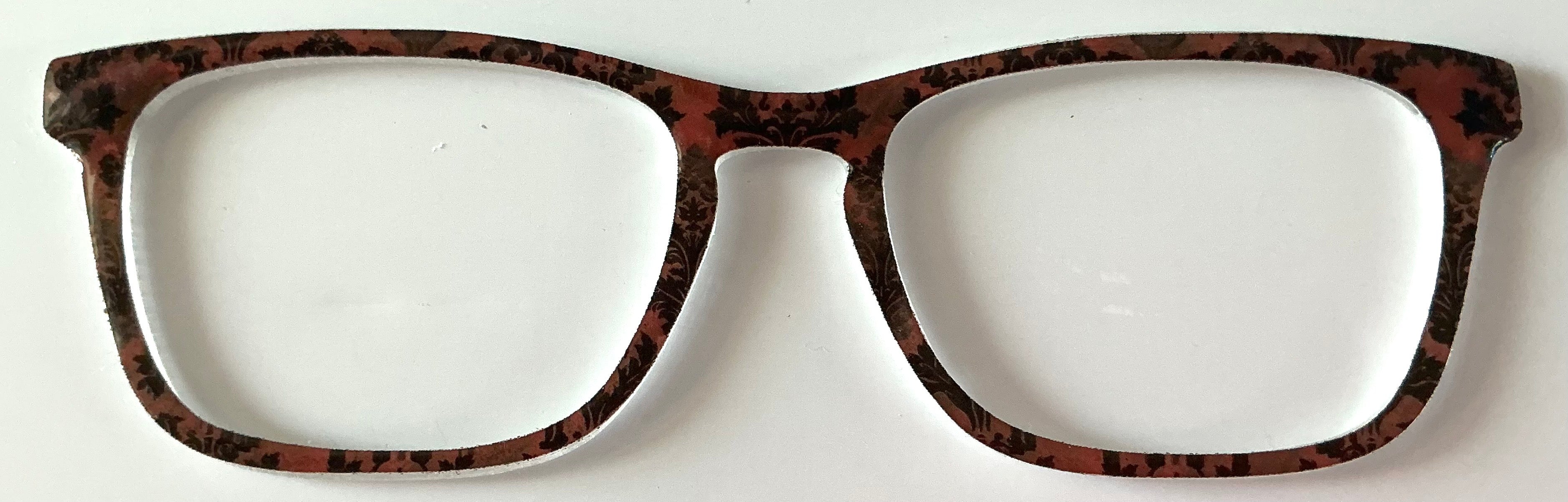 Casper Topper; black damask on wine red