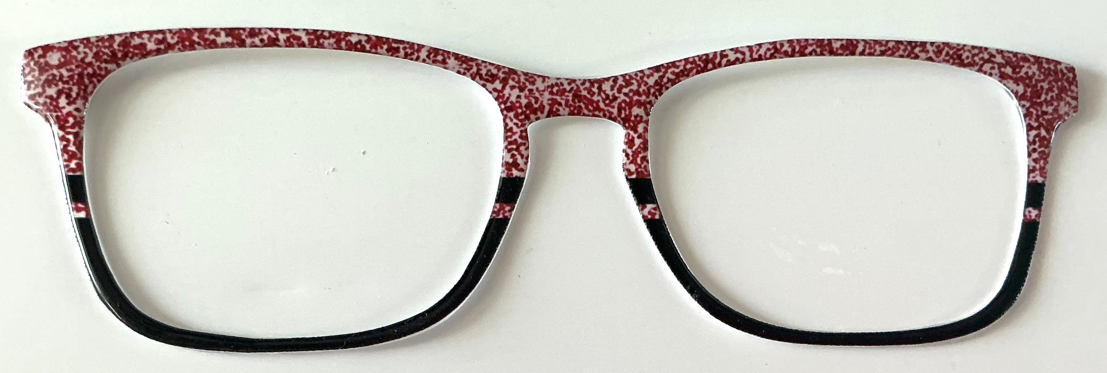 Casper Topper; faux pink glitter to black split