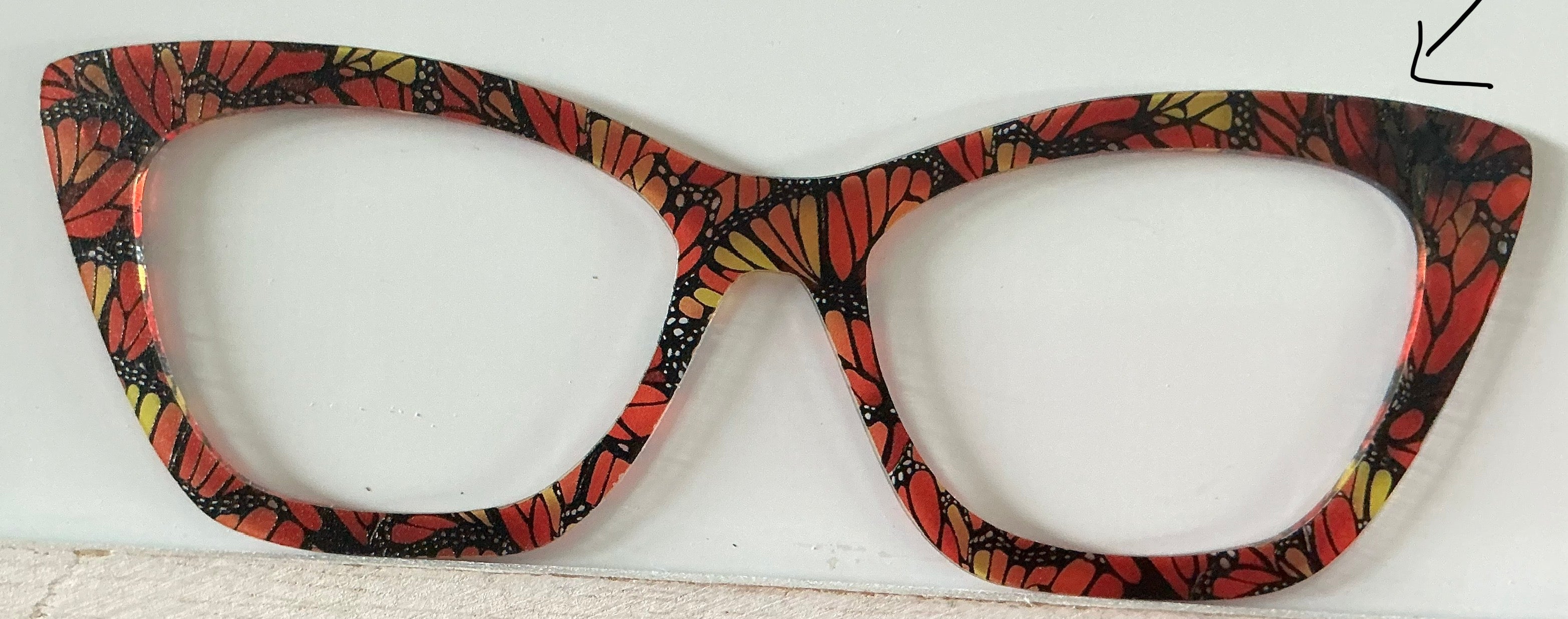 Wanda Topper; Monarch Butterflies with oops