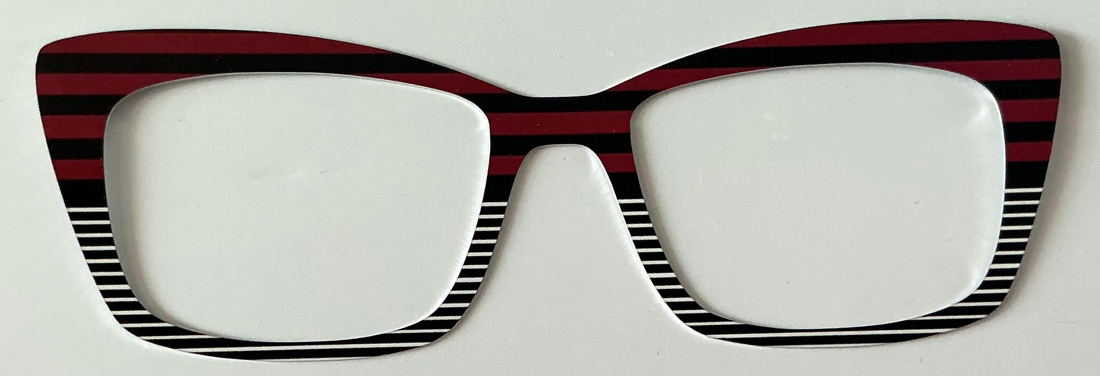 Kirby Topper; hybrid; metal: red and white/black and white stripes split