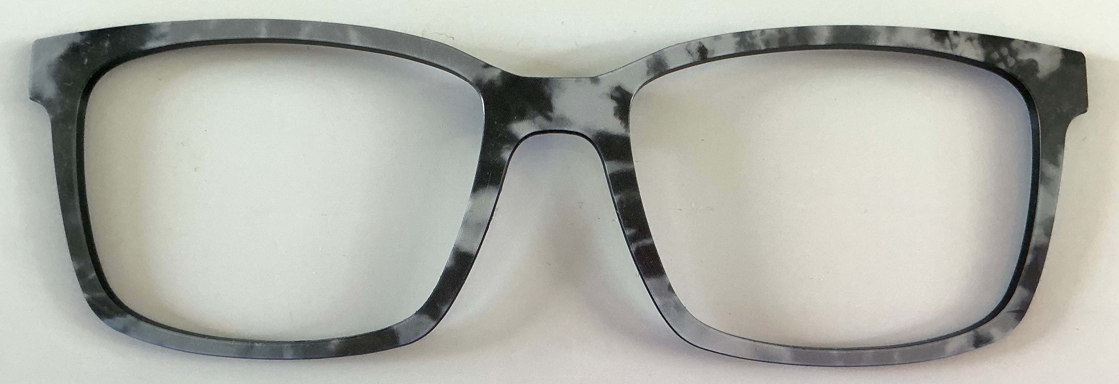 PAIR Kirby Topper; black and gray tie dye
