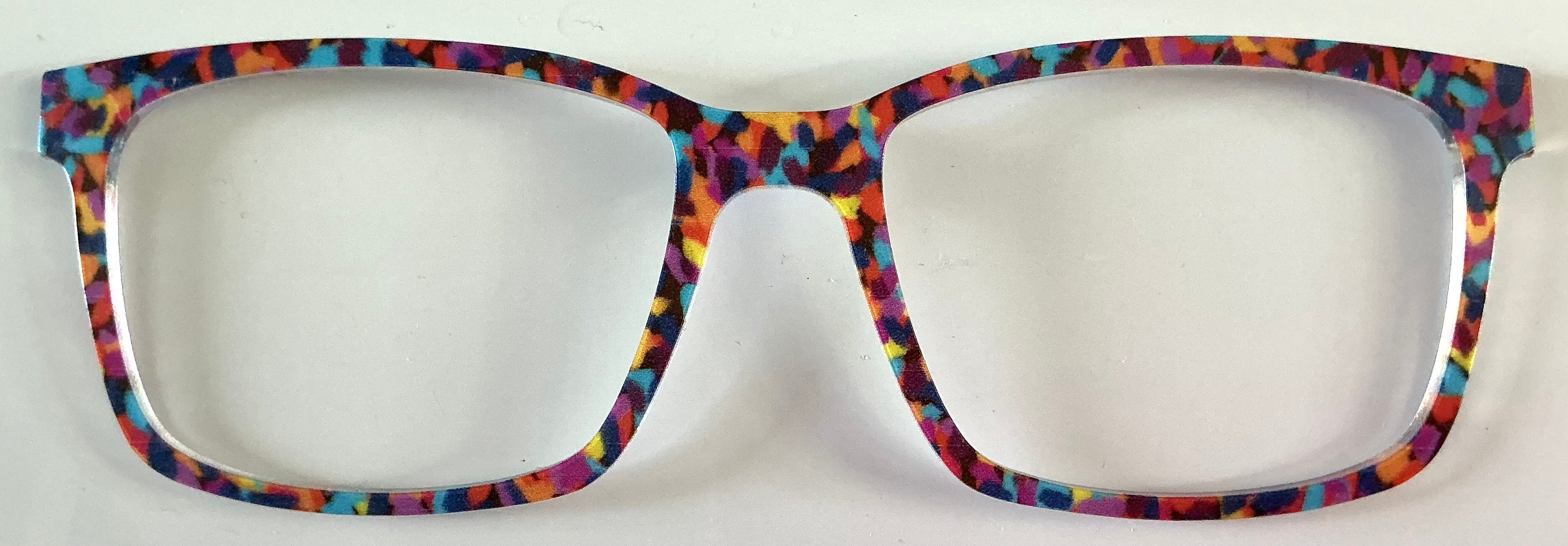 PAIR Kirby Topper; multicolored confetti