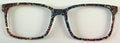 PAIR Kirby Topper; rainbow paint splatter on black