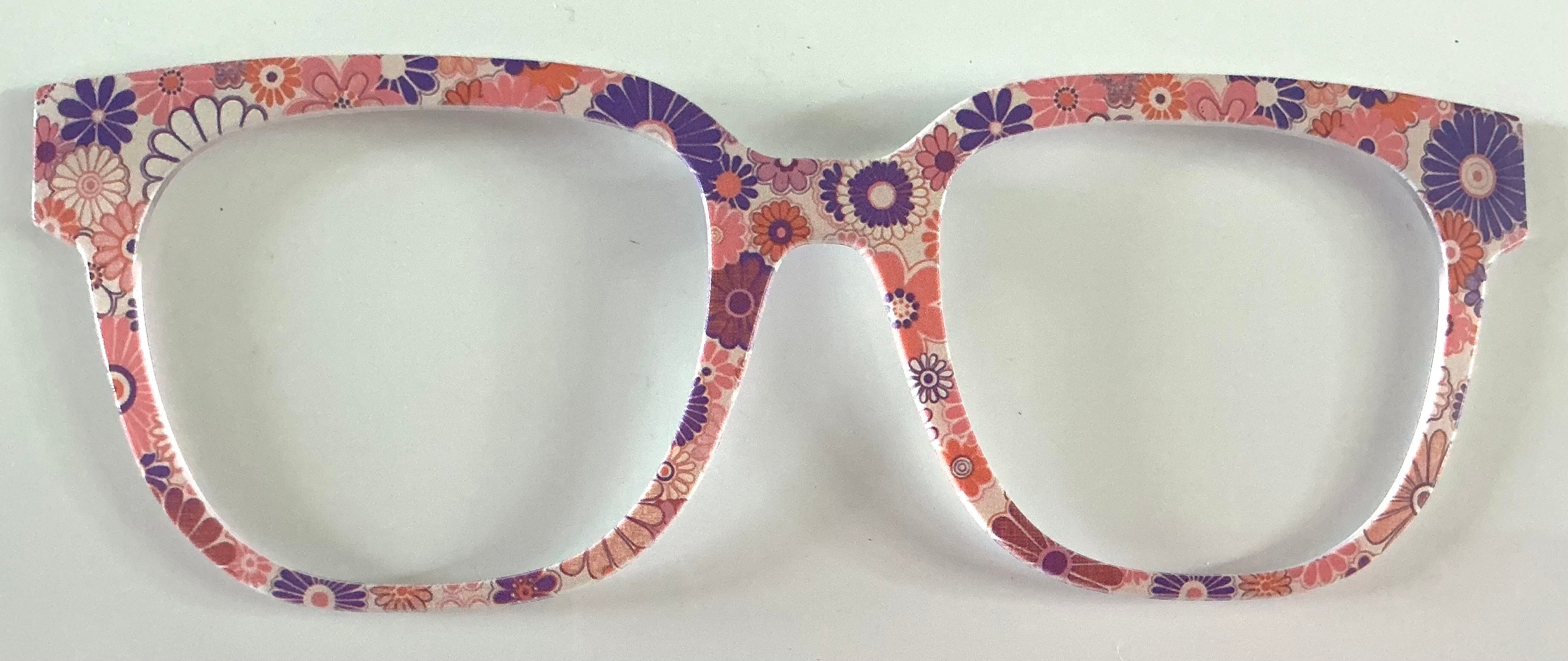 Murphy Topper; 60’s pink and purple flowers