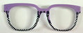 Murphy Topper; purple paint drip on dots