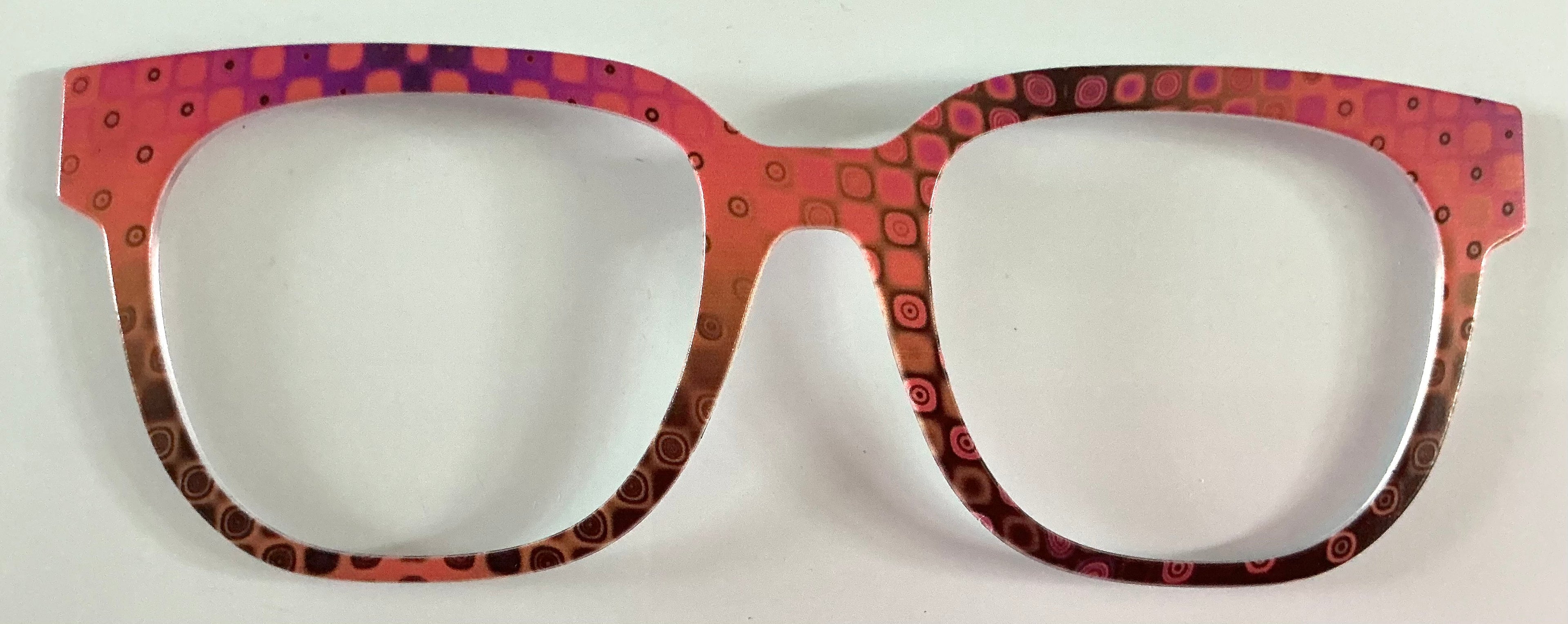 Murphy Topper; orange/pink/black design