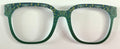 Murphy Topper; paisley to green fade with corner owls