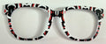 Murphy Topper; black/red/white pattern