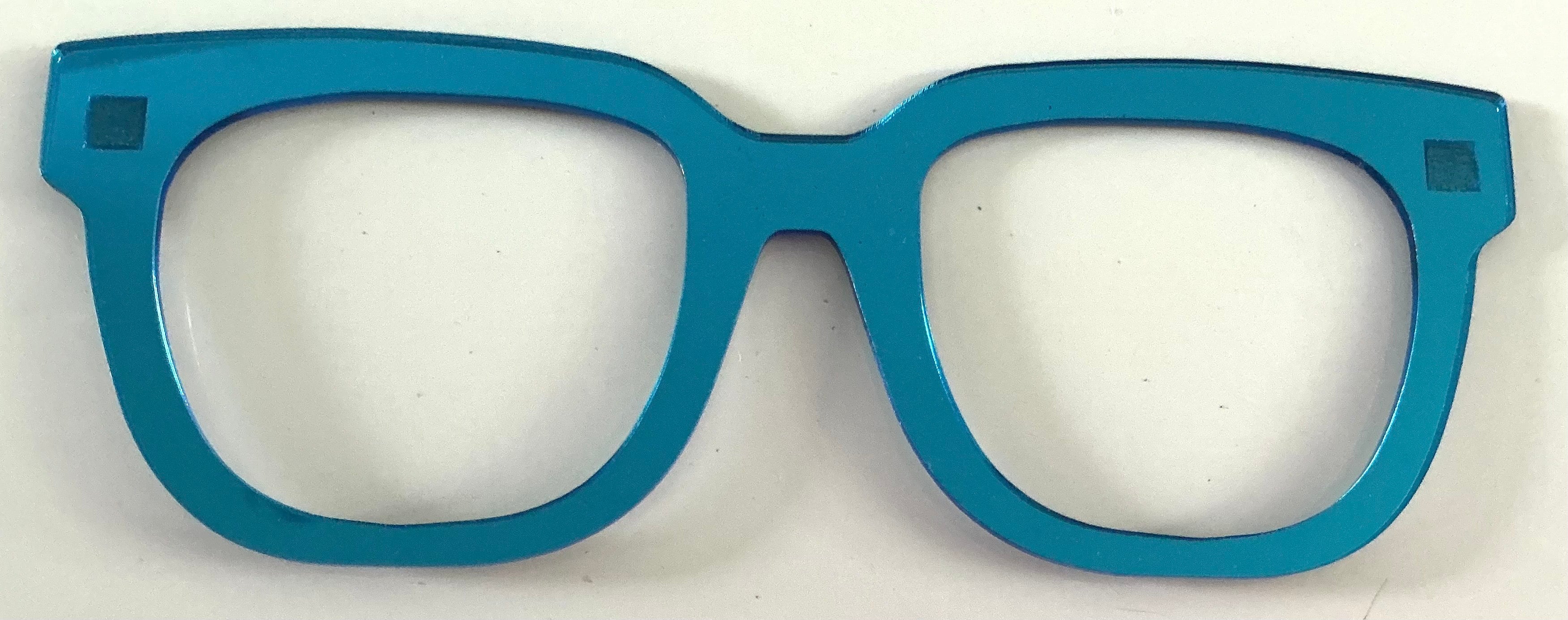 Murphy Topper; baby blue mirror stacker