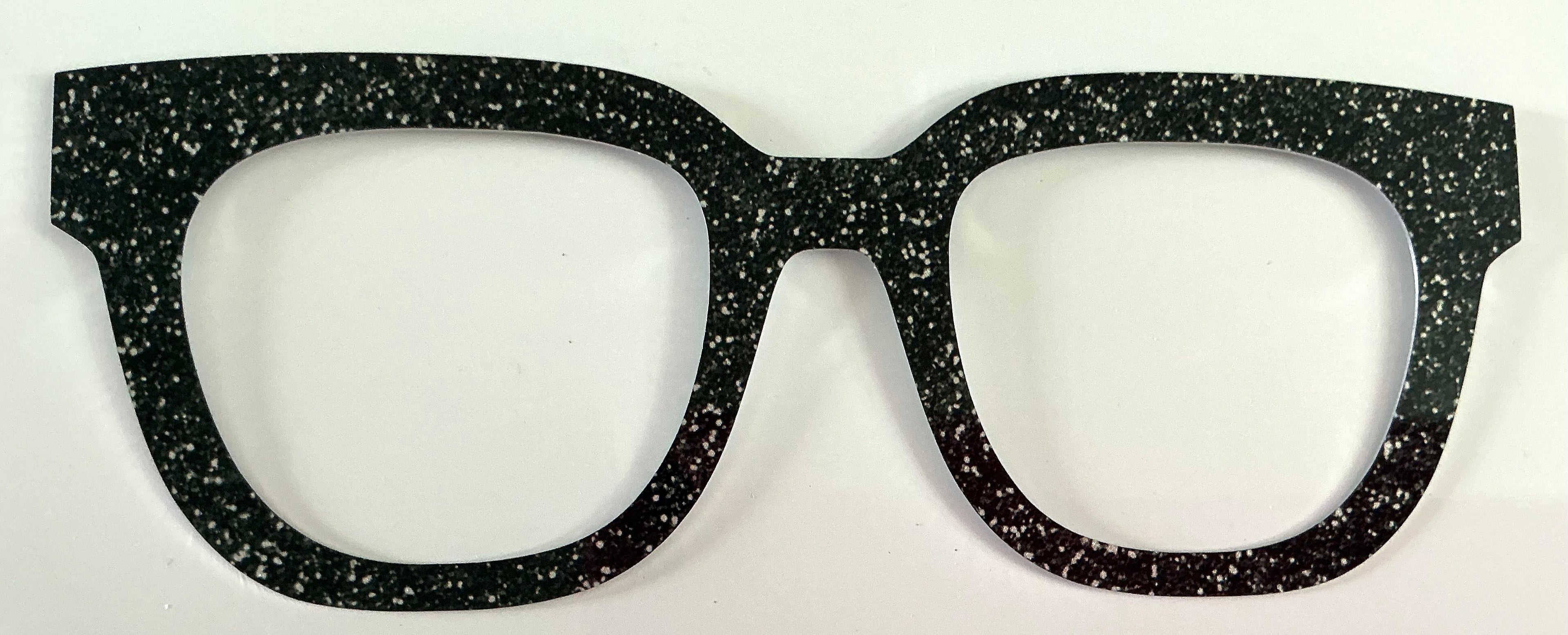 Murphy Topper; metal; almost black glitter overload