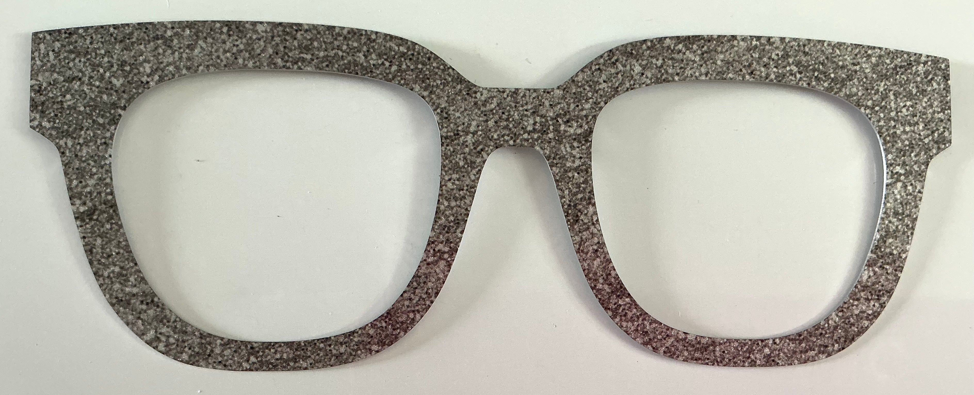 Murphy Topper; metal; silver glitter overload