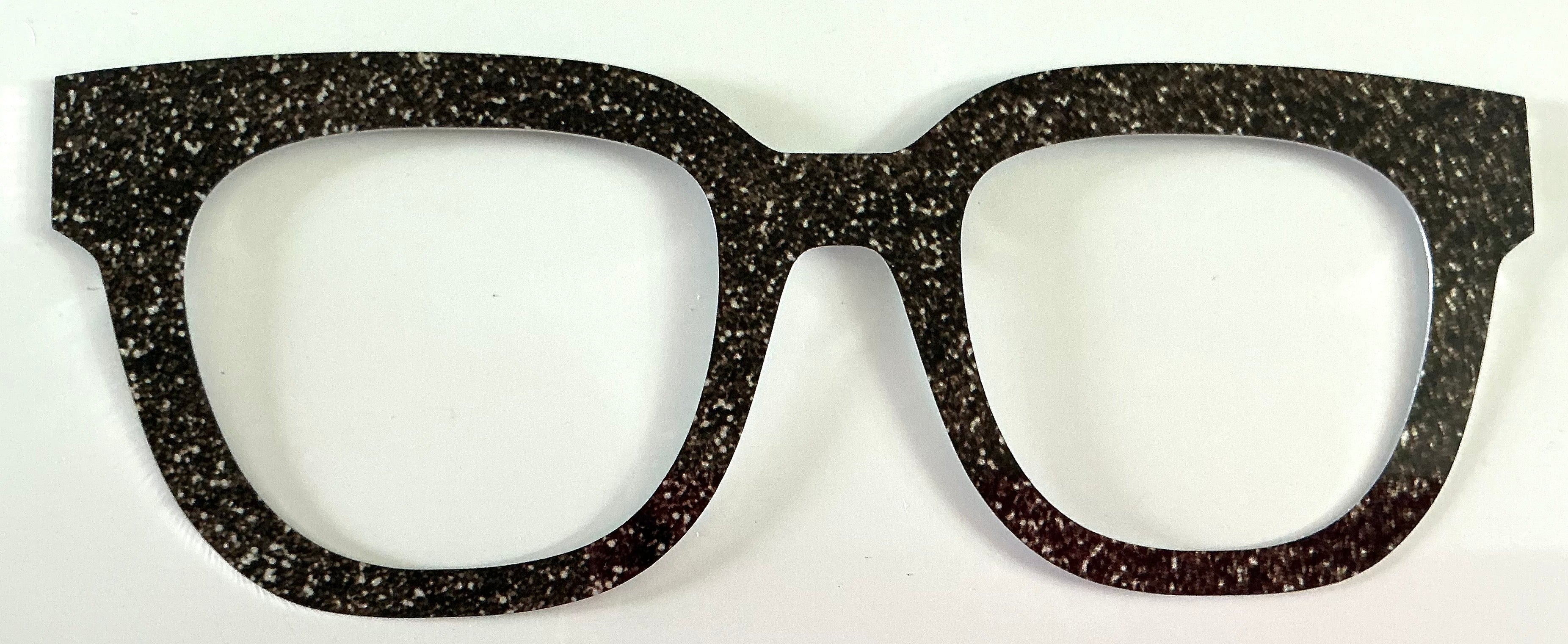 Murphy Topper; metal; black glitter overload