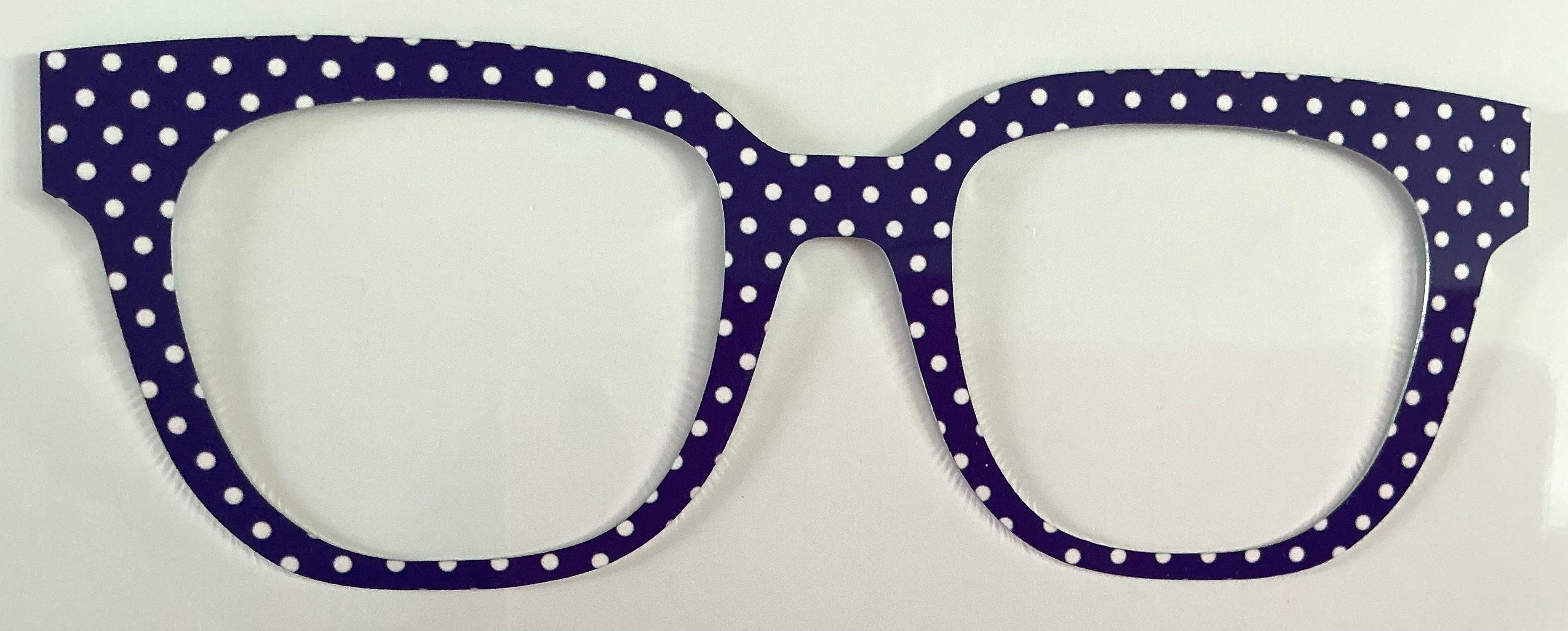 Murphy Topper; Lea’s Metal Treasures; purple polka dot