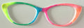 Ella Topper; neon color block