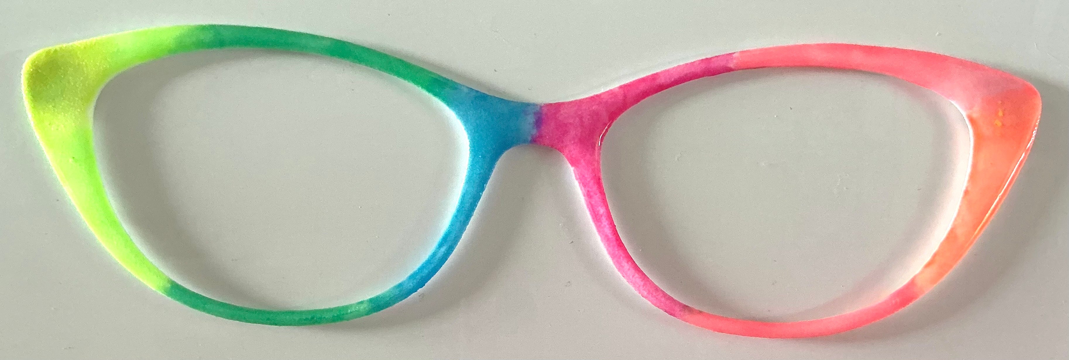 Ella Topper; neon color block