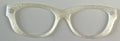 Addison Topper; flexi; white glitter