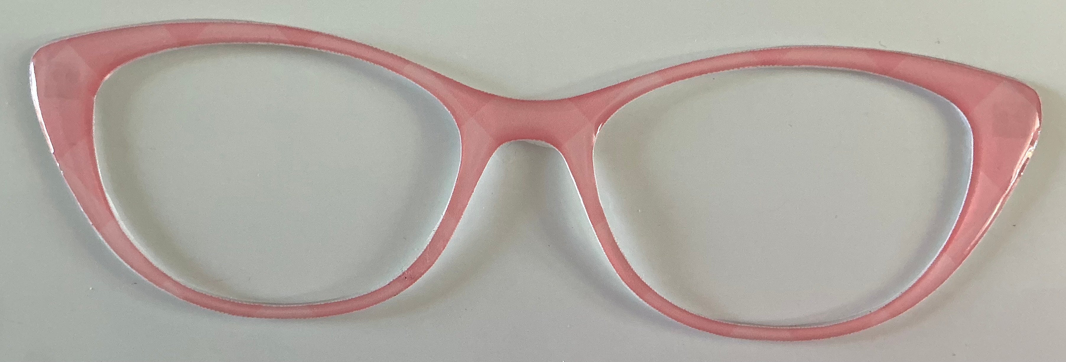 Ella Topper; pink square pattern