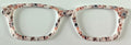 Finley Topper; Melissa’s Magnetic Marvels; pink/peach/blue flowers on white