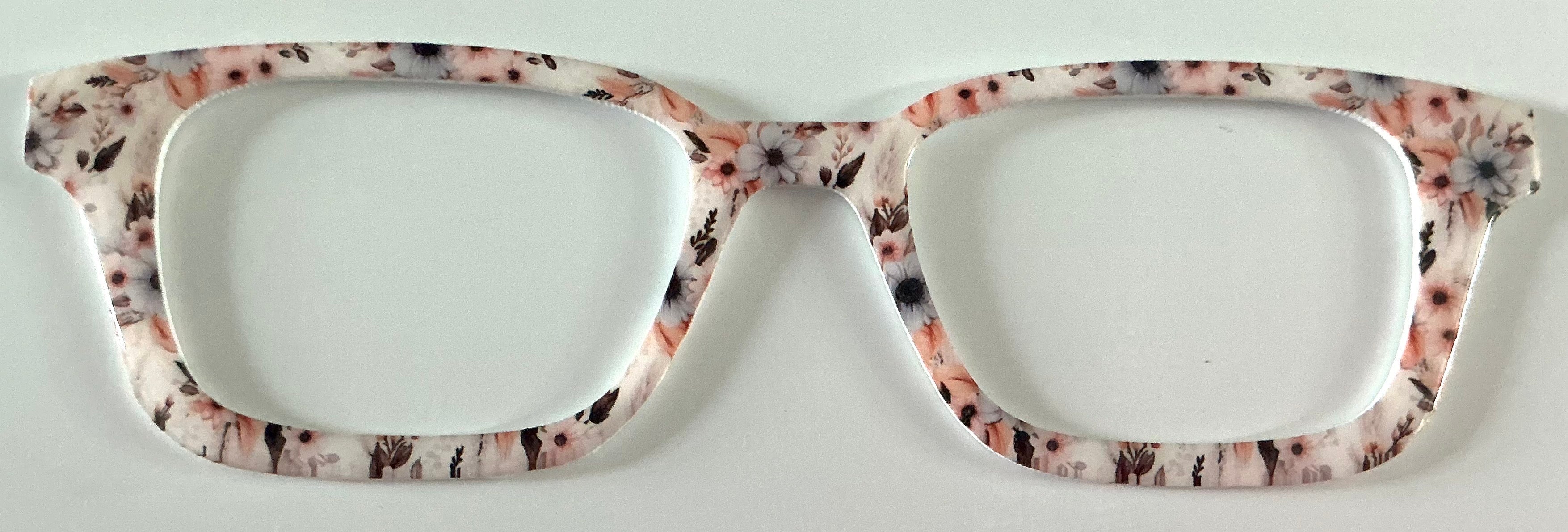 Finley Topper; Melissa’s Magnetic Marvels; pink/peach/blue flowers on white