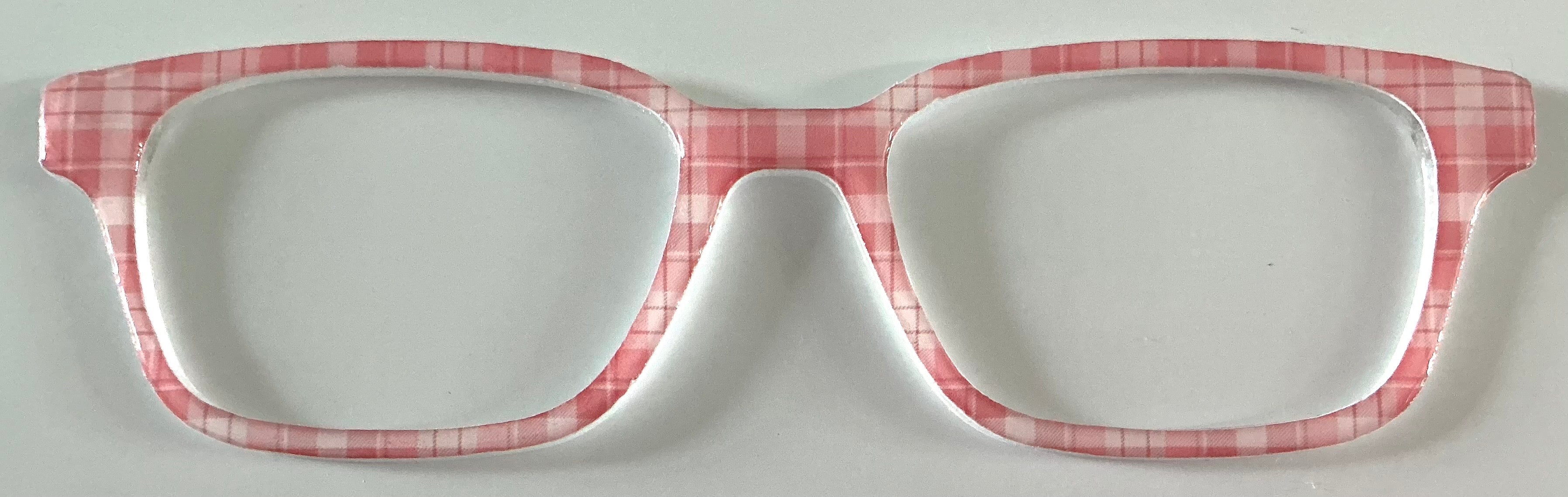 Finley Topper; Melissa’s Magnetic Marvels; pink and white plaid