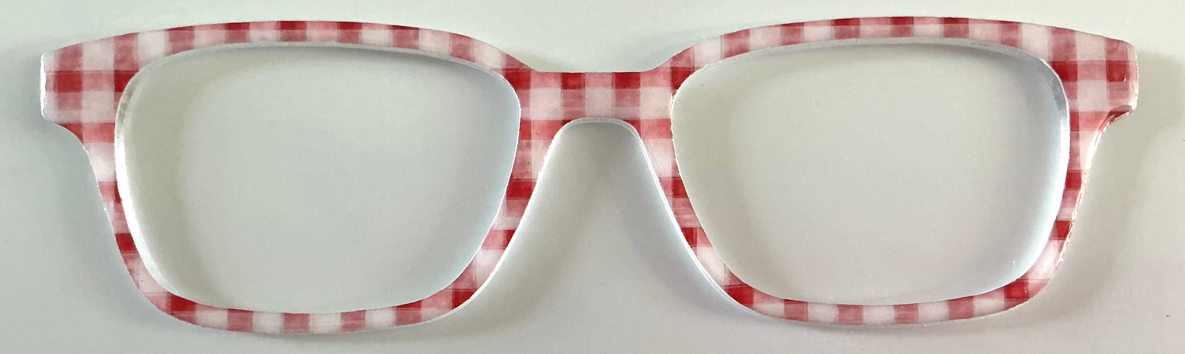 Finley Topper; Melissa’s Magnetic Marvels; red and white plaid