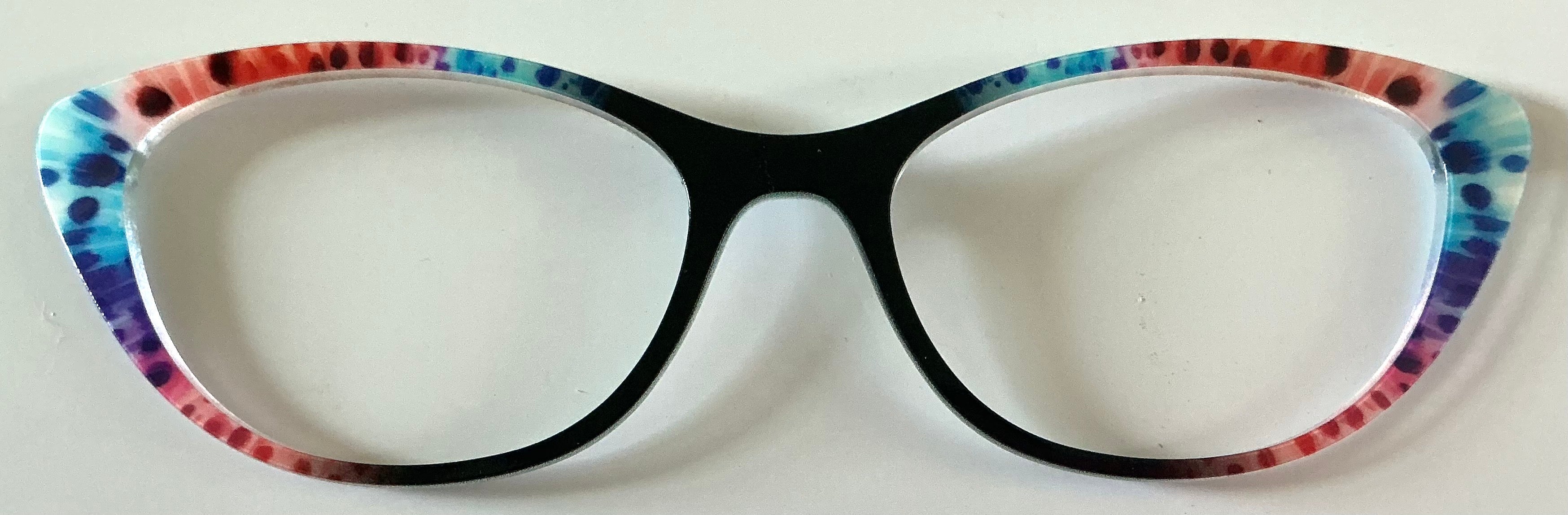 PAIR Ella Topper: blue and orange radiant wings