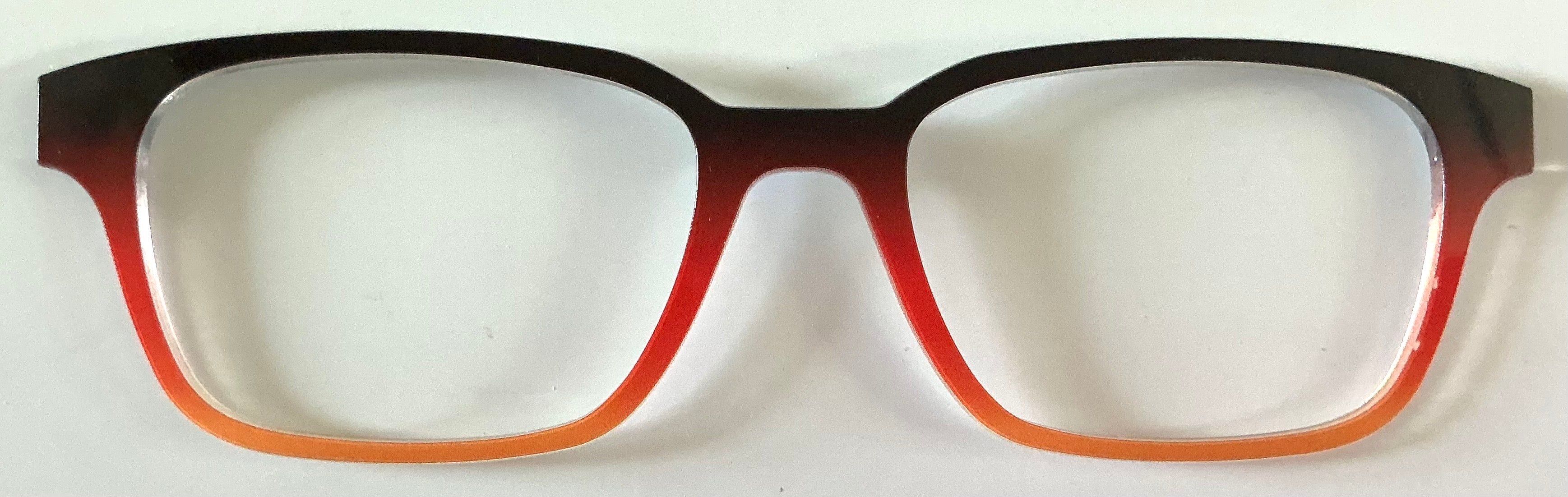 PAIR Finley Topper; black/red/orange gradient