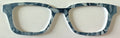 Finley Topper; Laser Nonna;blue patterned fabric; NEW