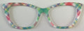 Wanda Topper; pastel plaid