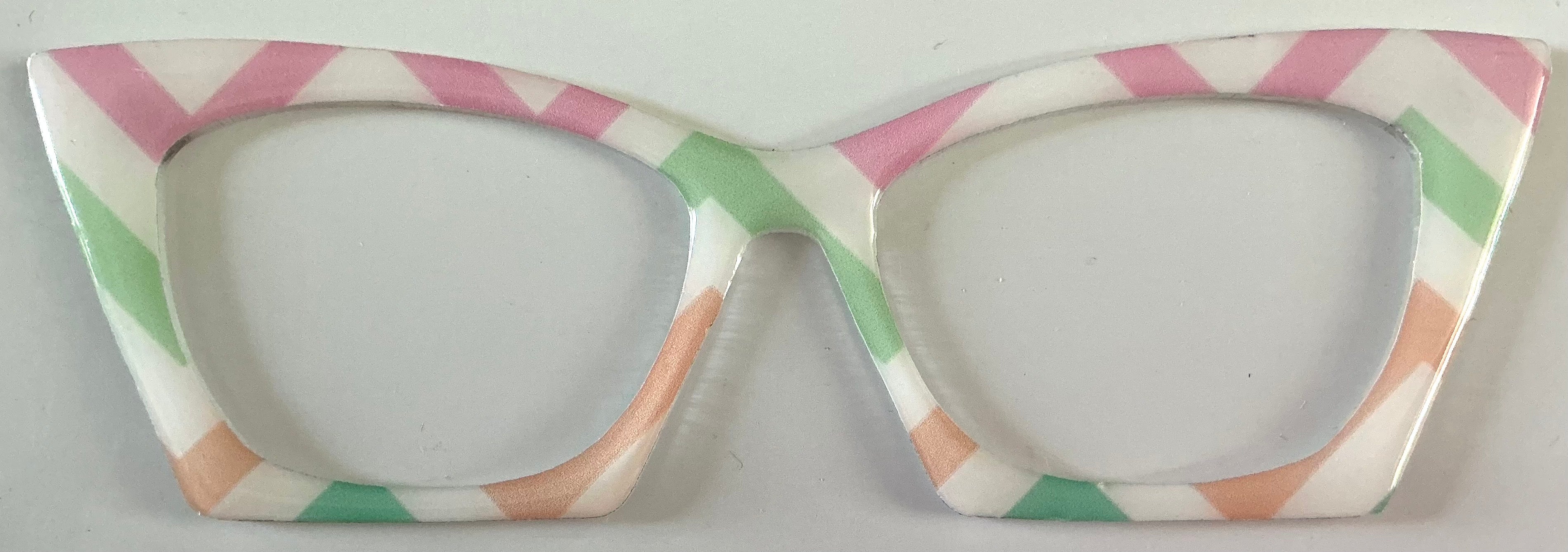 Wanda Topper; hybrid; pastel chevron