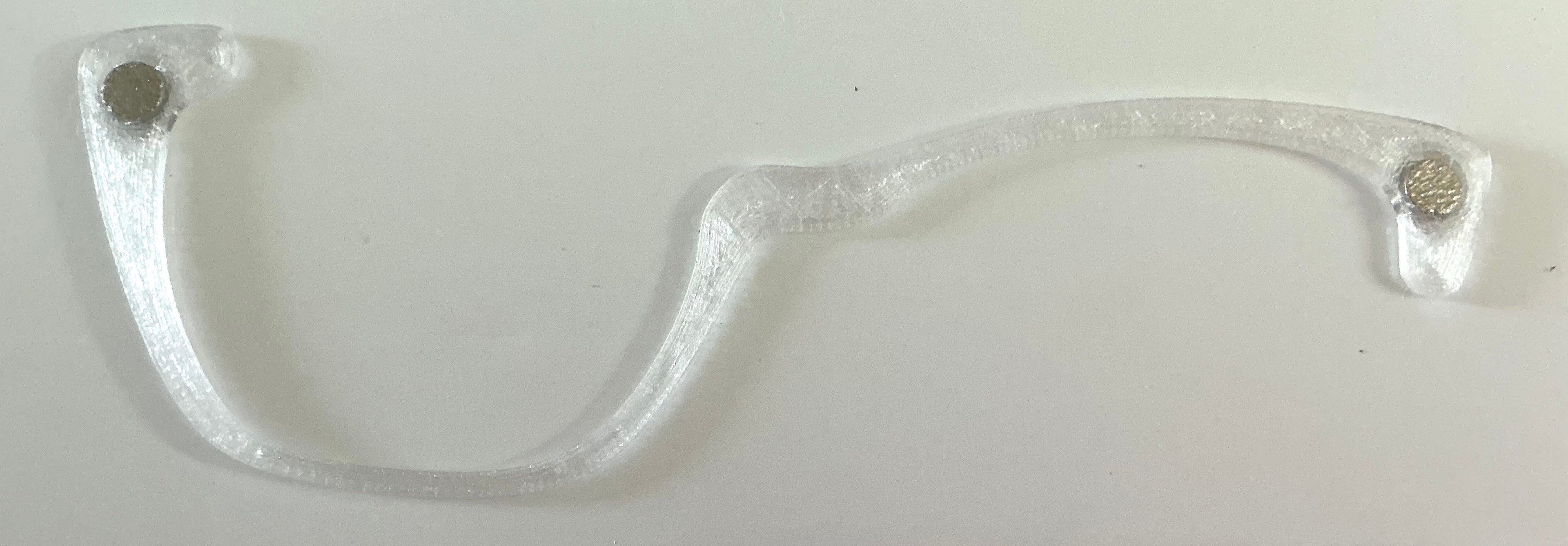 Wanda Half Topper; clear