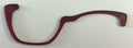 Wanda Half Topper; wine red