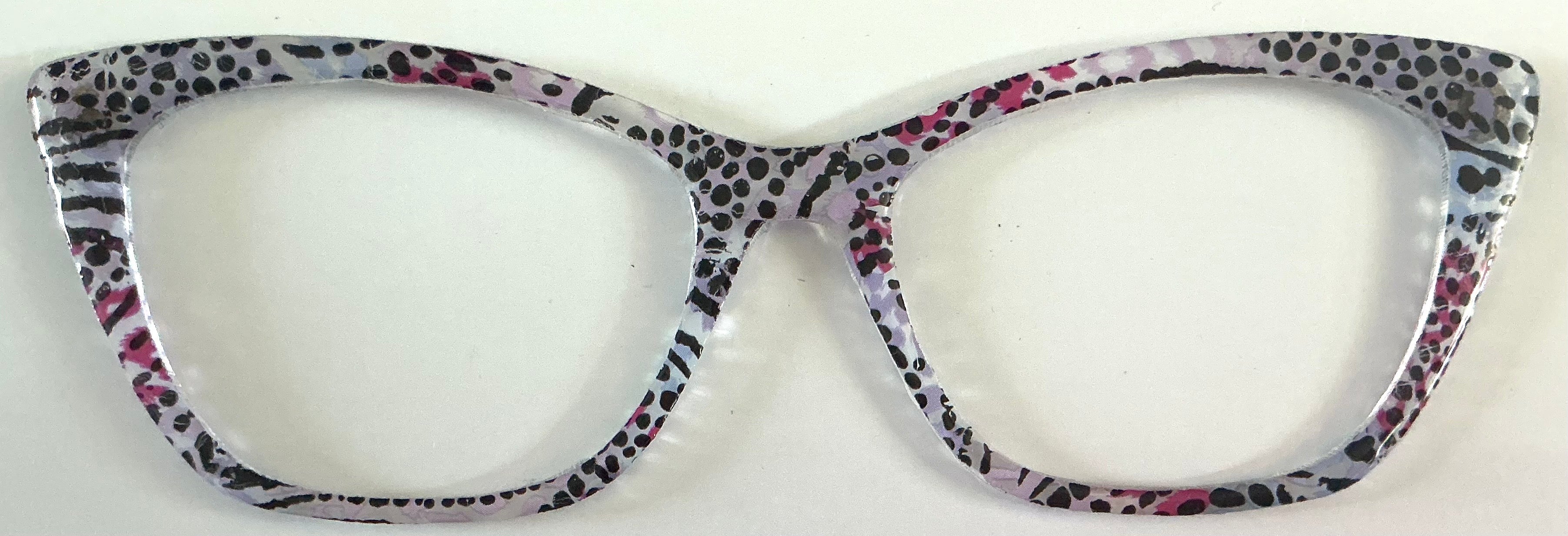 Wanda Topper; animal print and stripes