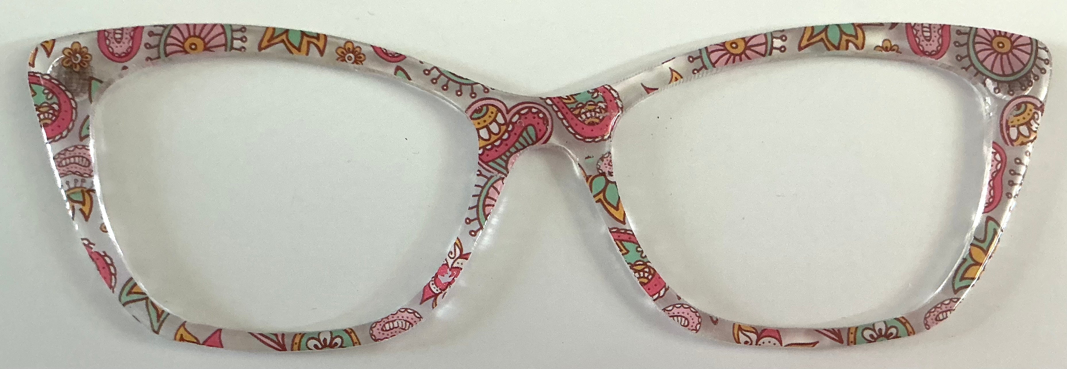 Wanda Topper; translucent paisley