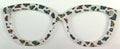 Wanda Topper; butterflies on white