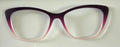 PAIR Wanda Topper; plum to cream gradient