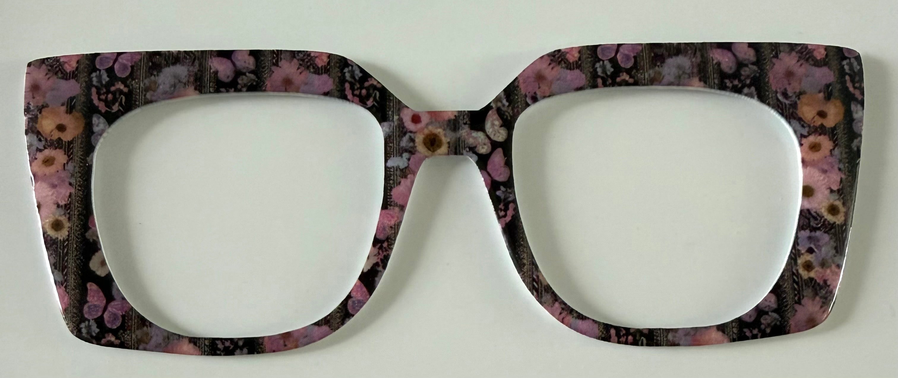 Murphy Topper; hybrid; Melissa’s Magnetic Marvels; flowers and butterflies on black