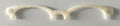 Reese Brow Topper; white glitter