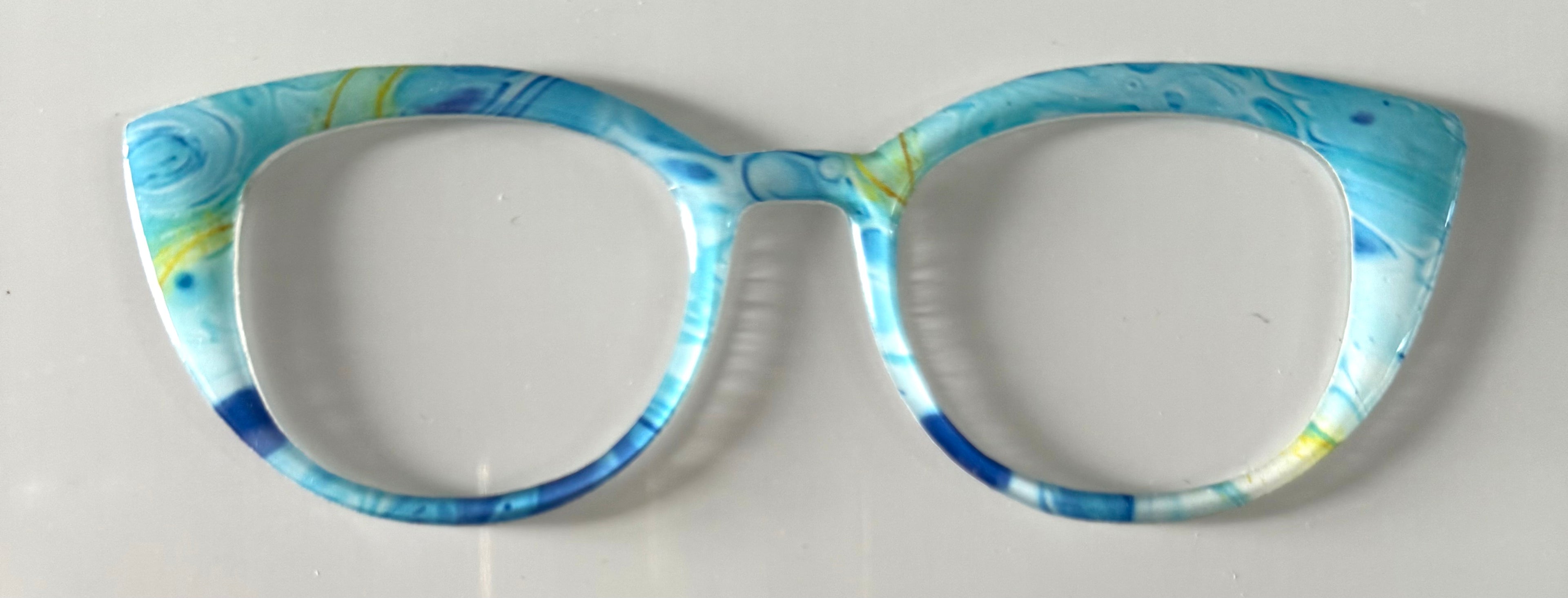 Reese Topper; hybrid; various blue swirls