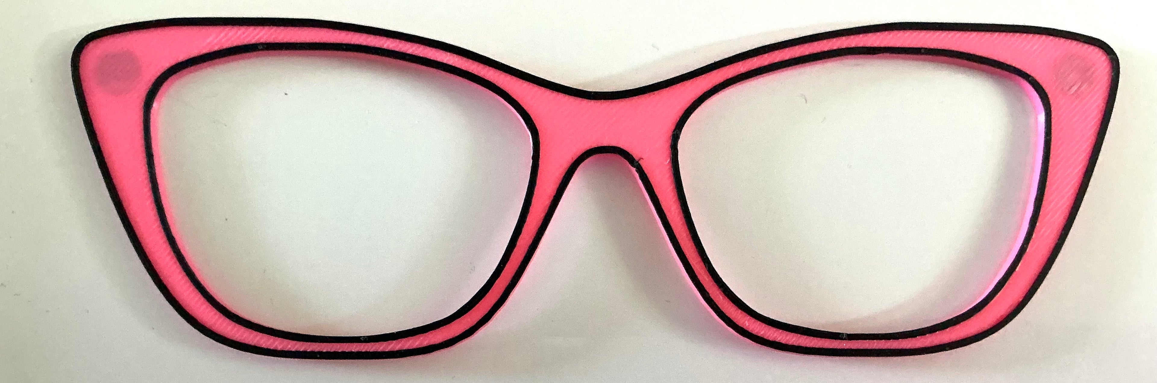 Wanda Topper; pink outline