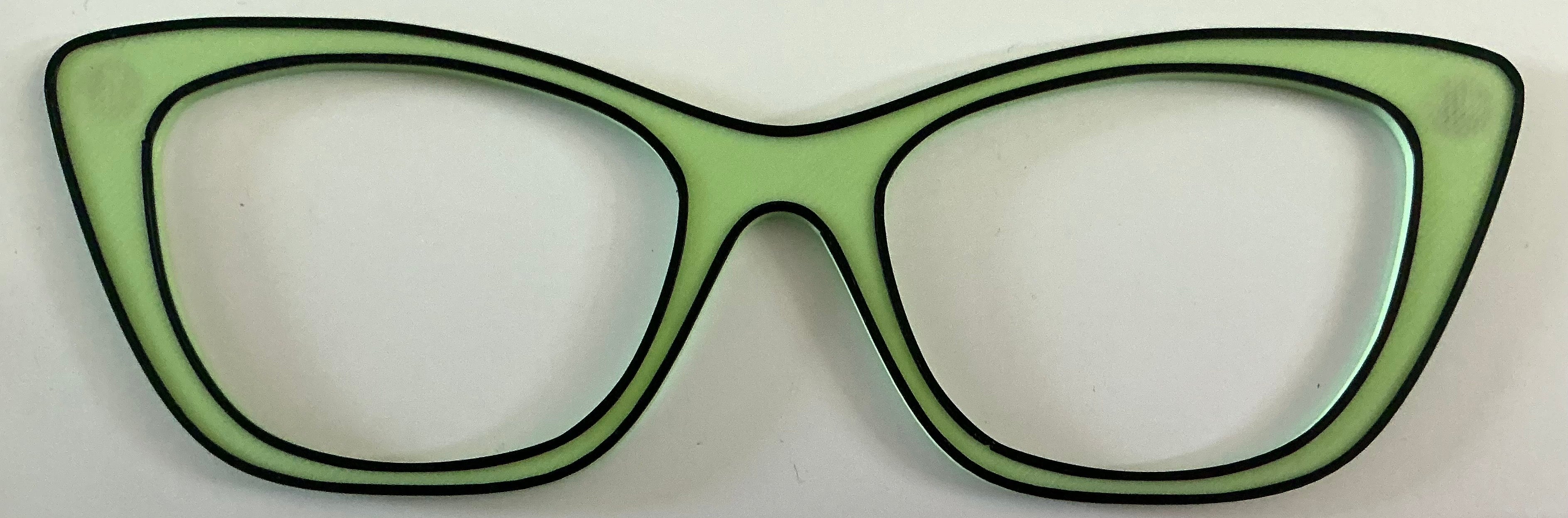 Wanda Topper; light green outline