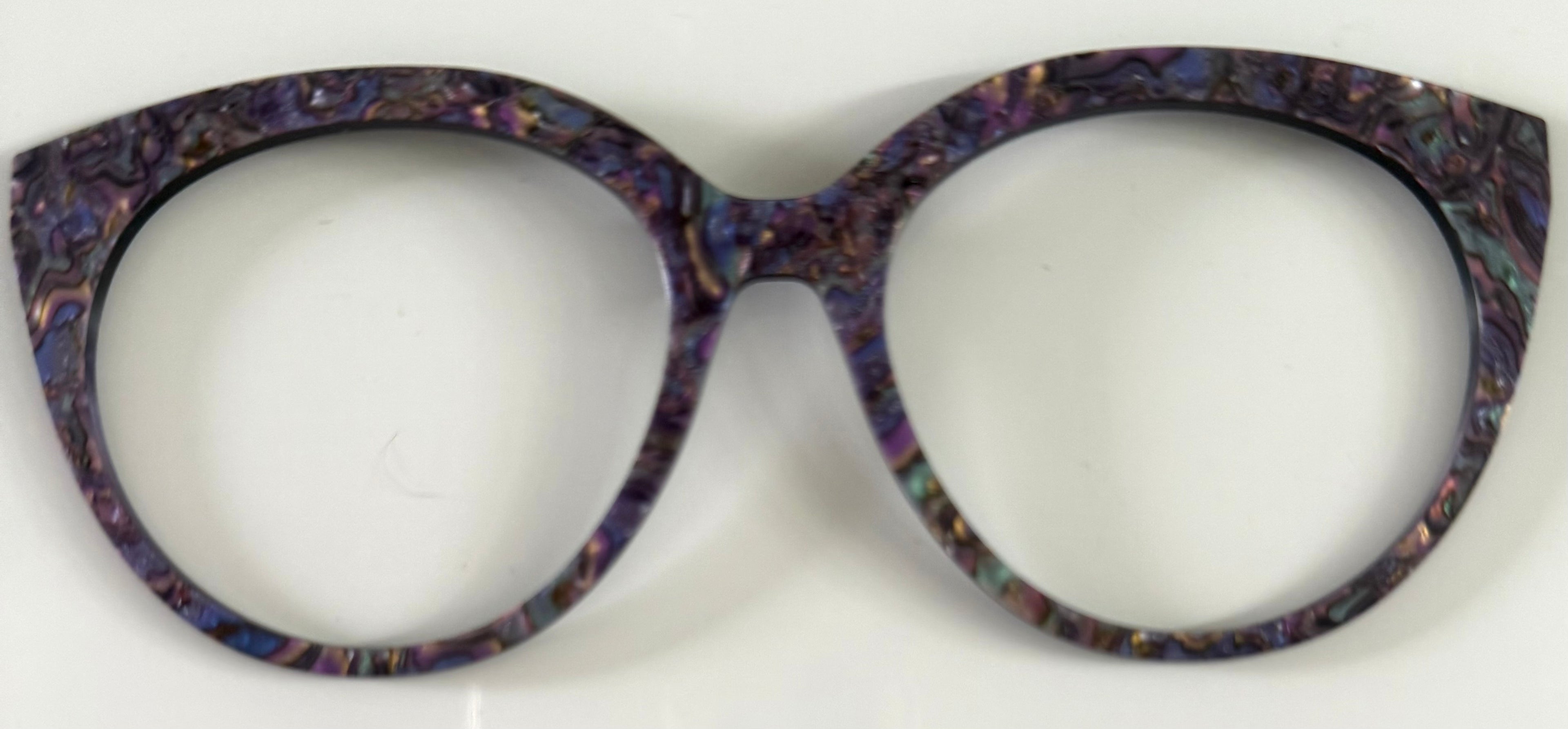 PAIR Premium Zuri Topper; thistle pearl shell