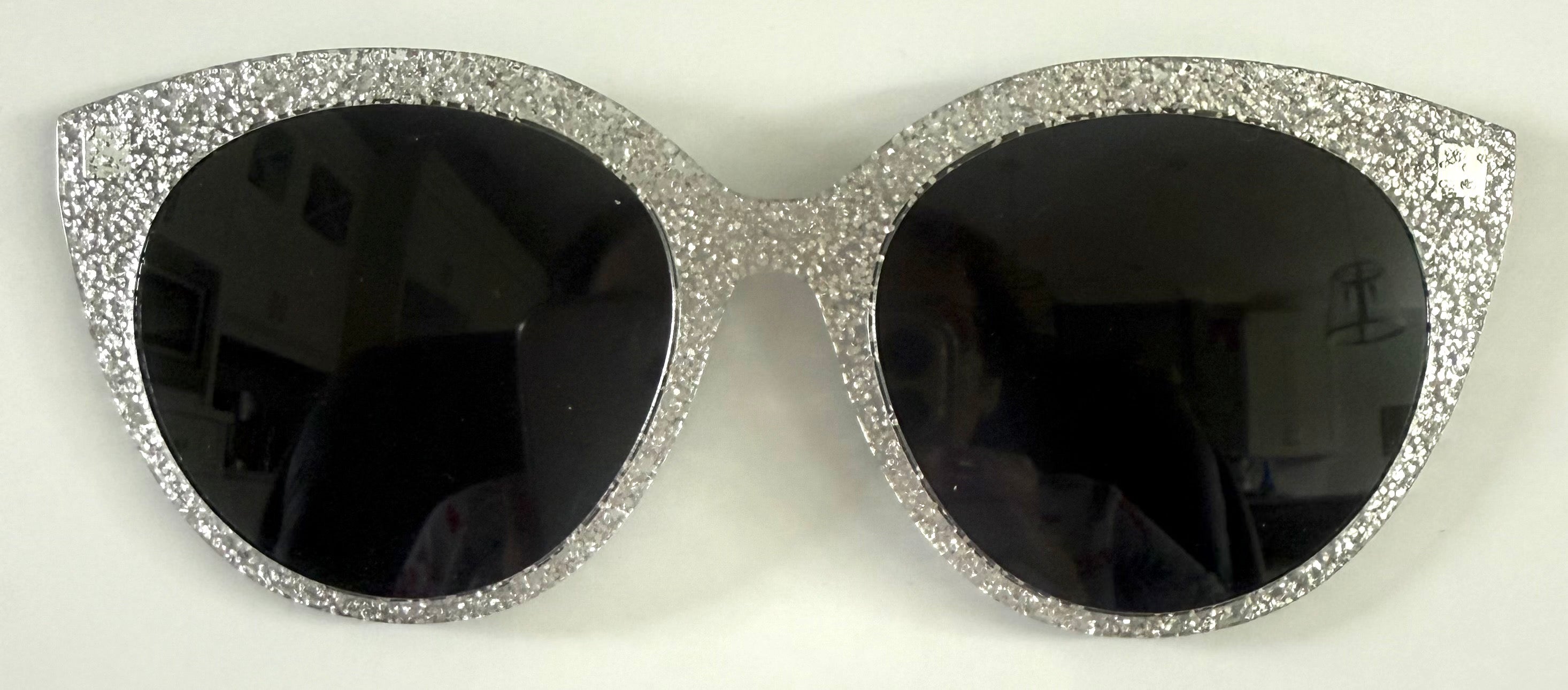 PAIR Zuri Topper; polarized sun silver sparkle topper