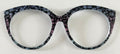 PAIR Zuri Topper; pastel flowers on black
