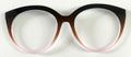PAIR Zuri Topper; brown to light pink gradient